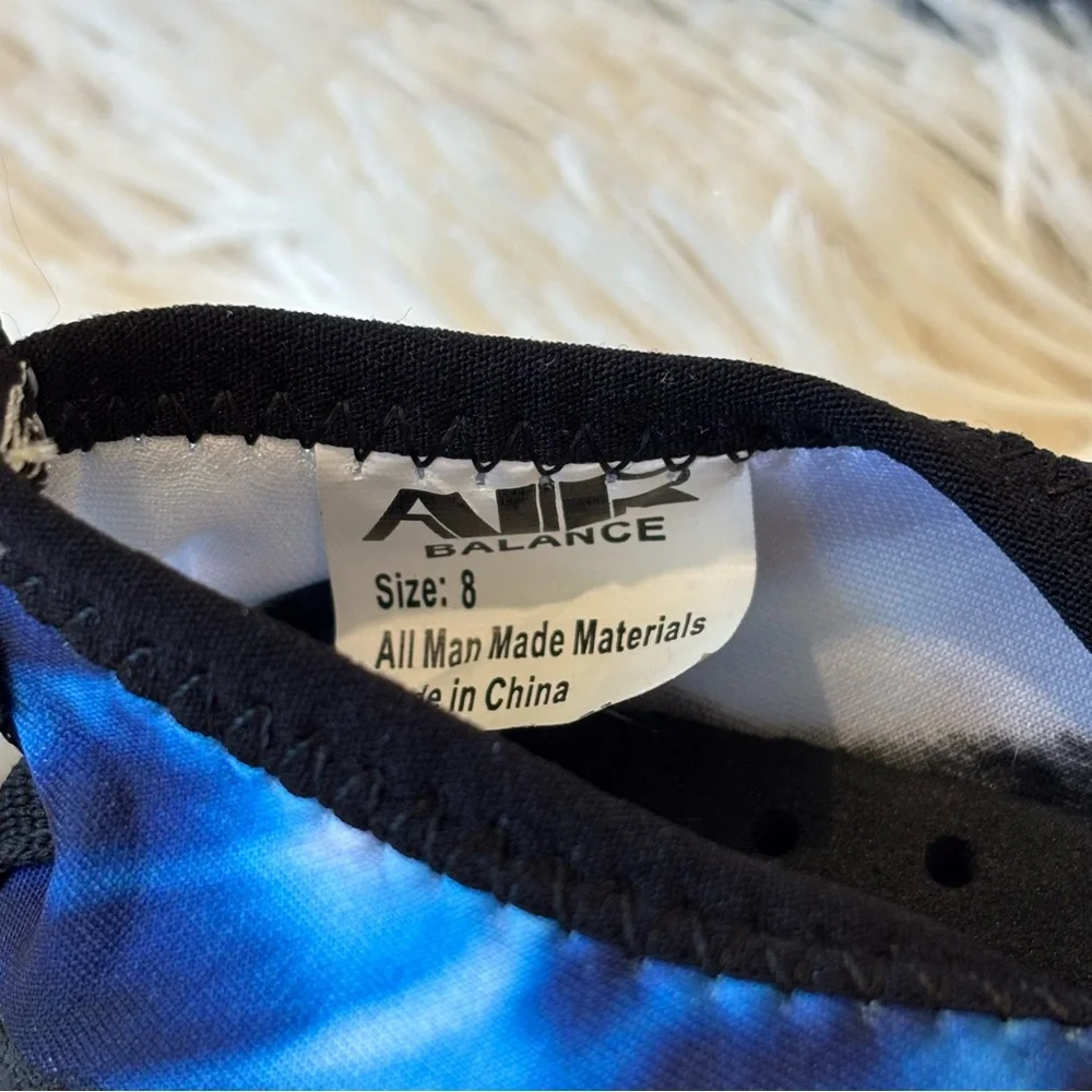 Air Balance Toddler Quick Dry Water Shoes Ocean Tie Dye size 8C